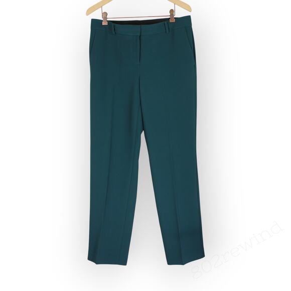 Size6 AnnTaylor FluidCrepe Straight Trouser Pocket Slate Work Suiting Office RTO - Picture 10 of 11